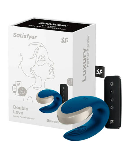 Satisfyer Double Love vibrador de casal com controle remoto e APP.