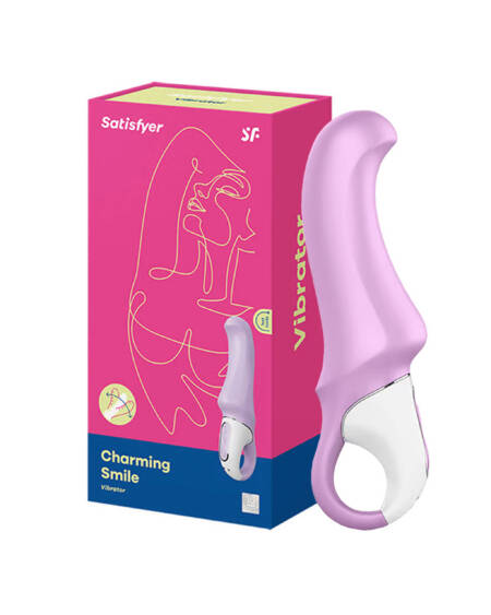 Satisfyer Charming Smile vibrador vaginal com 12 modos de vibração.