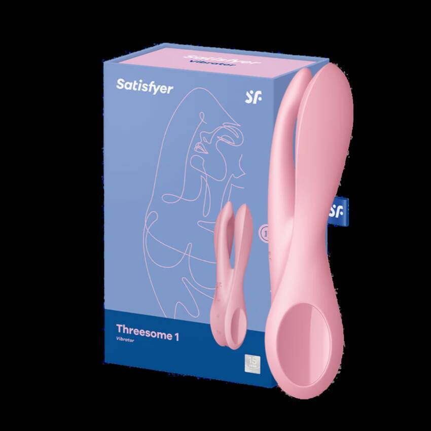Satisfyer Threesome 1 vibrador multifuncional Pink.