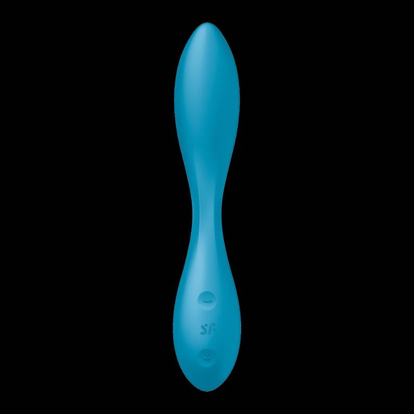 Satisfyer G-Spot Flex 1 vibrador flexível azul.