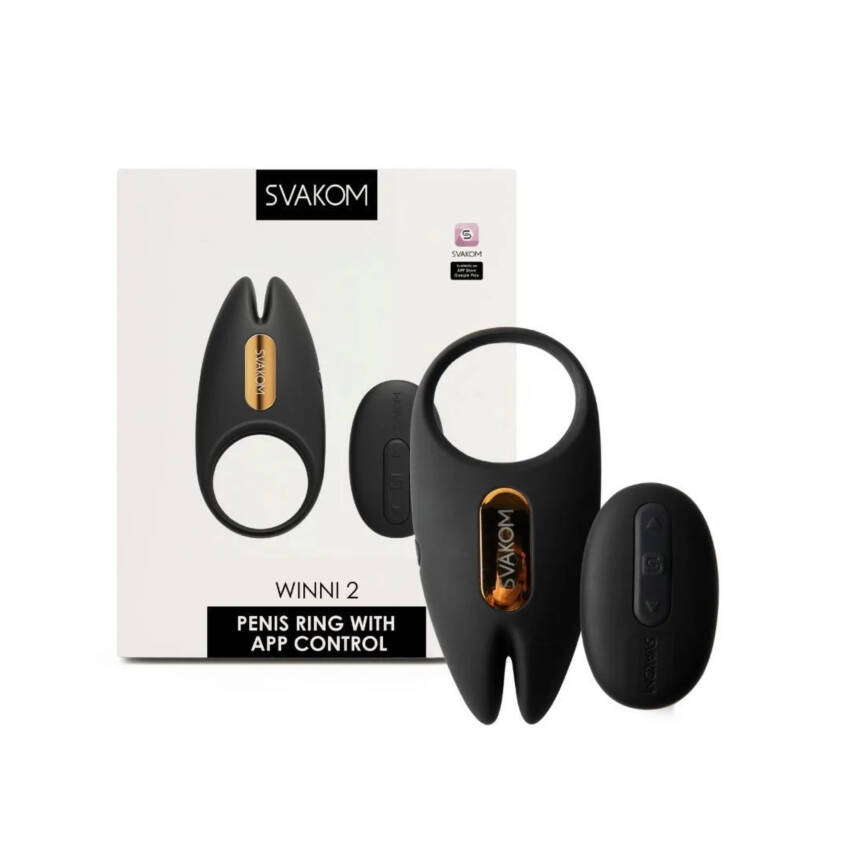 Winni 2 Svakom Anel Peniano com Controle Remoto e APP.