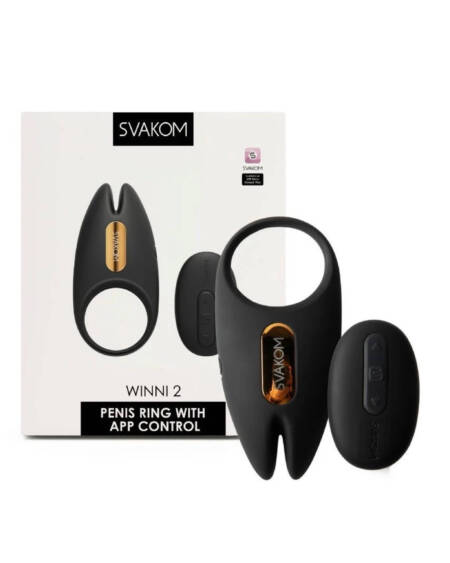 Winni 2 Svakom Anel Peniano com Controle Remoto e APP.