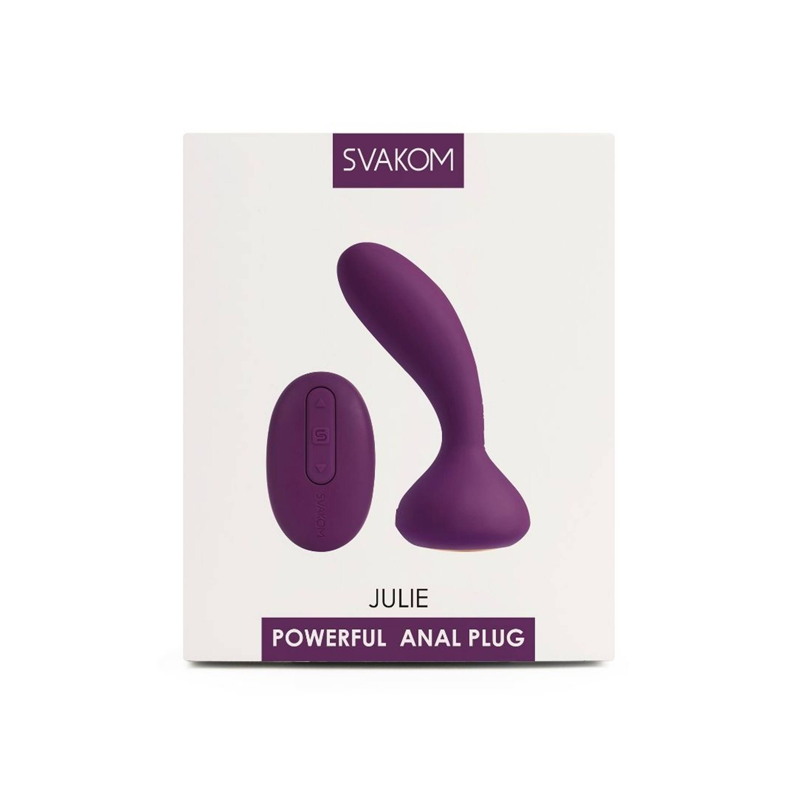 Julie Svakom Vibrador Anal e Ponto G.
