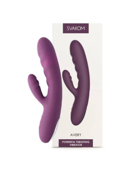 Avery Svakom Vibrador de Impulso e revestido em silicone.