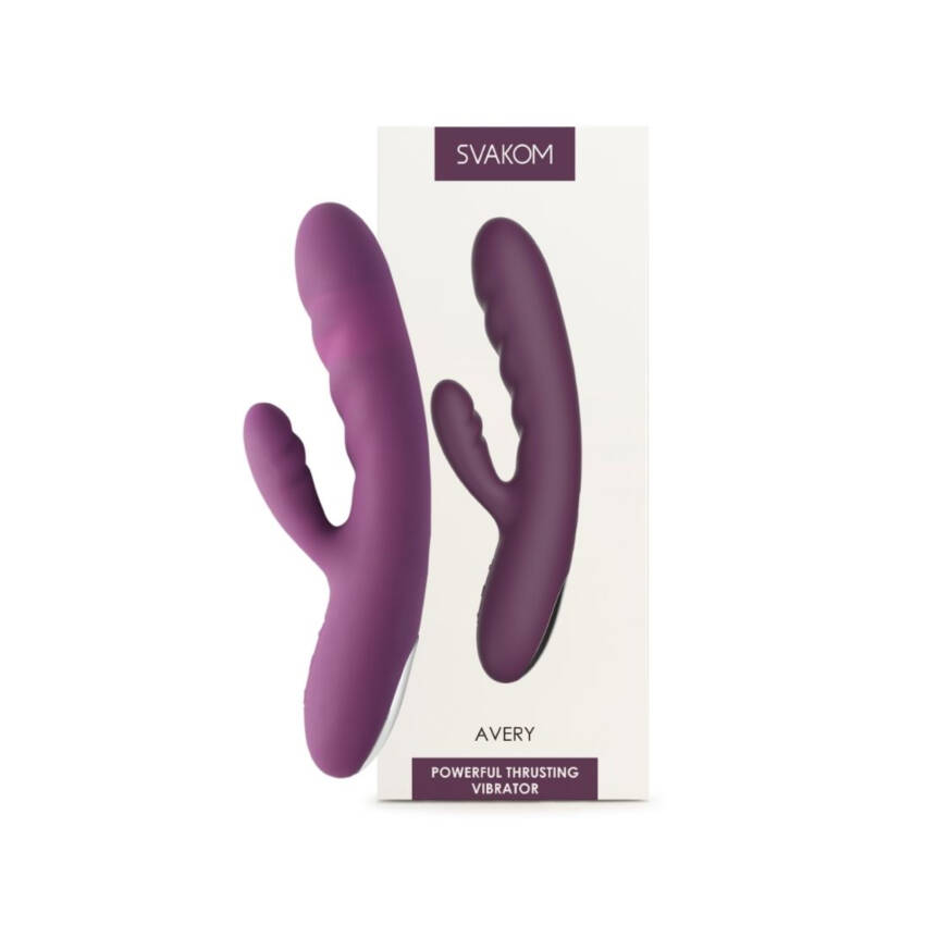 Avery Svakom Vibrador de Impulso e revestido em silicone.
