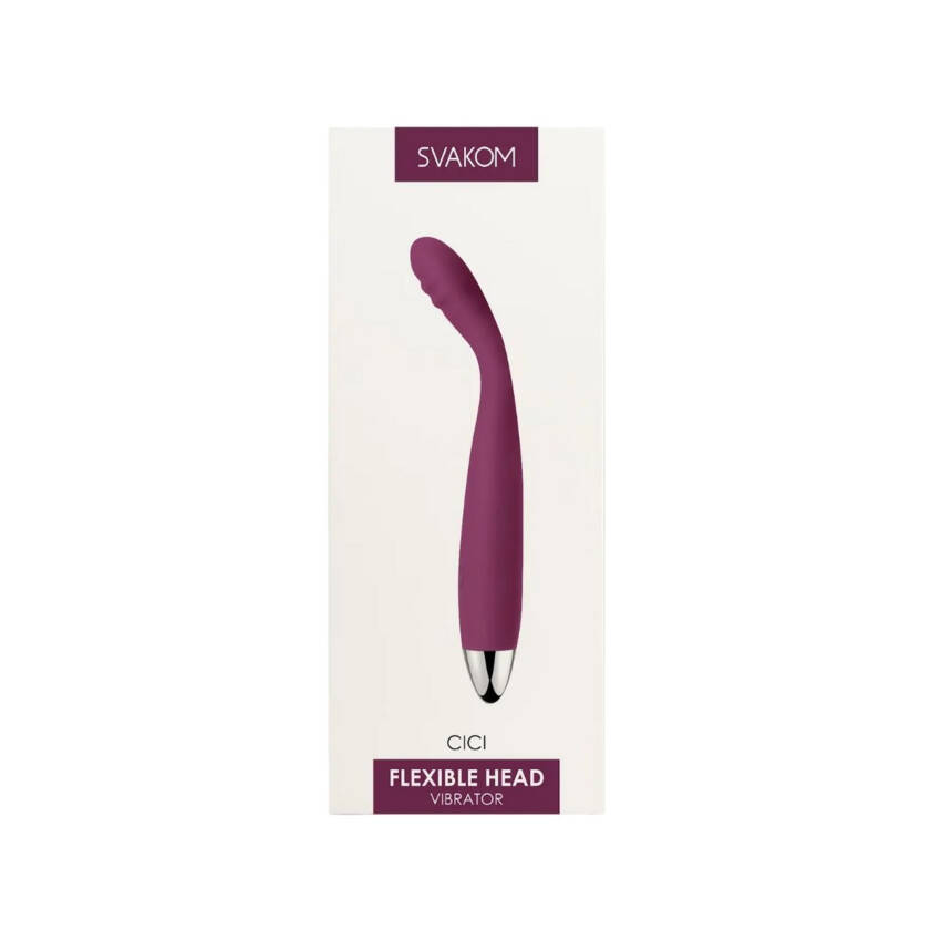 Cici Svakom Vibrador Flexível com 5 modos diferentes de vibração.