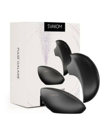 Pulse Galaxie Svakom Preto Vibrador com Projetor, ondas de pressão APP.